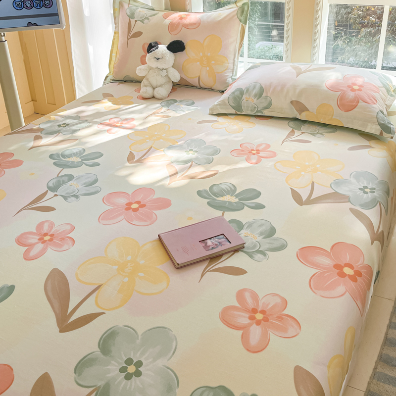 纯棉床单单件学生宿舍被褥盖单