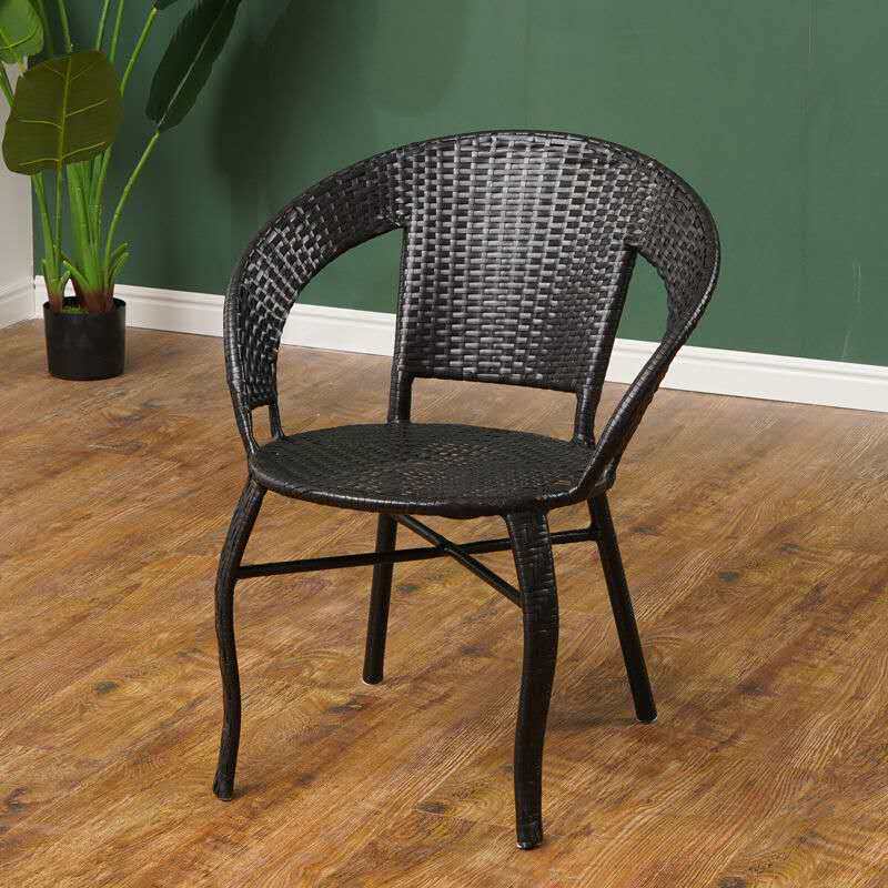 藤编椅子餐椅靠背椅子餐厅简约现代时尚编织室内餐馆藤椅三件套,住宅家具,餐椅,淘宝优惠券,粉丝福利购,淘宝优惠卷