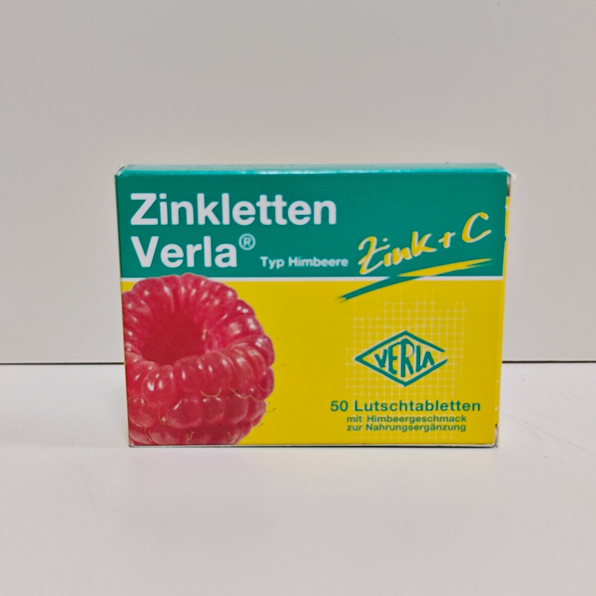 德国Zinkletten Verla宝宝婴幼儿童补锌VC咀嚼片开胃树莓味 50粒