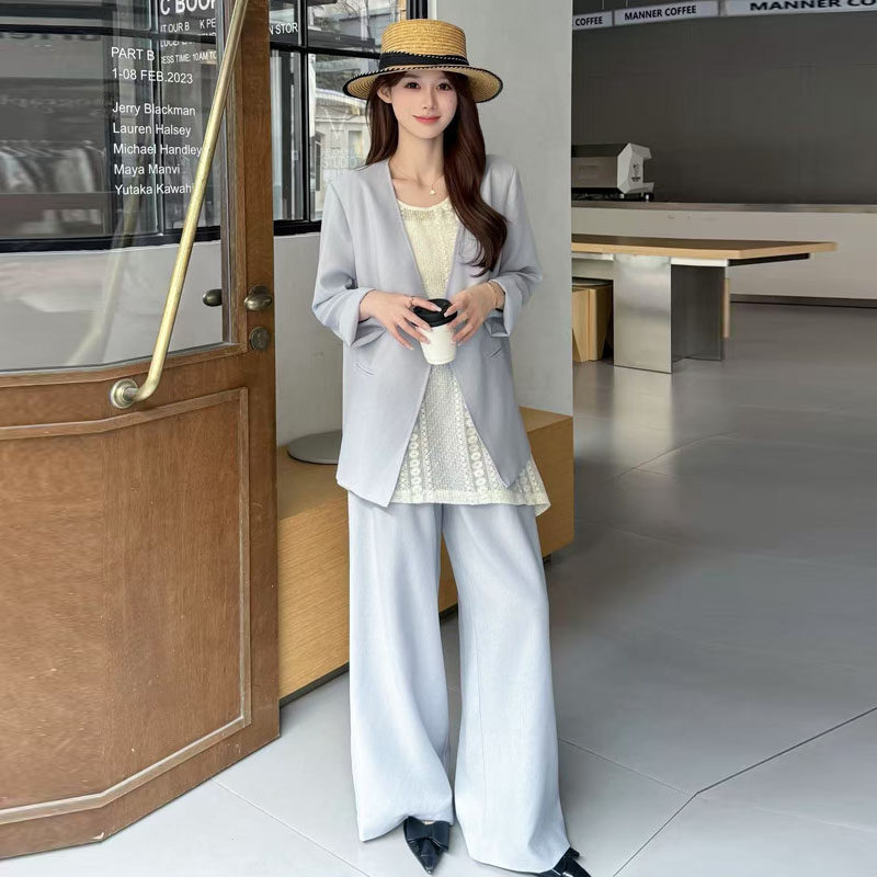 巨好看的春天轻熟风裤子西装套装2026年新款今年流行爆款女装气质