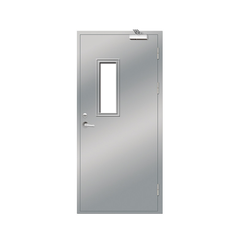 厂家定制玻璃窗钢质防火门学校门隔音门甲级乙级钢质防火门管井门