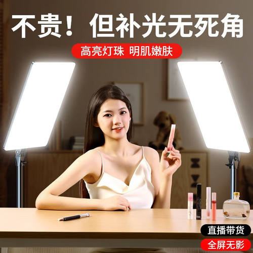 贝音凯LED补光灯影视人像摄像灯可调色温网红主播柔光灯专业打光