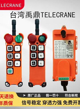 台湾禹鼎telecrane遥控器F21-E1行车CD电动葫芦南京亚锐年检钥匙