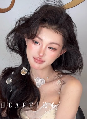 TM｜康康同款走秀碎钻珍珠贝壳项链