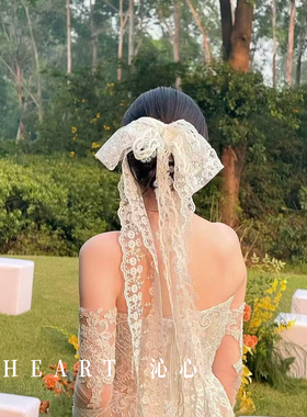 TM｜E06蕾丝蝴蝶结发夹超长