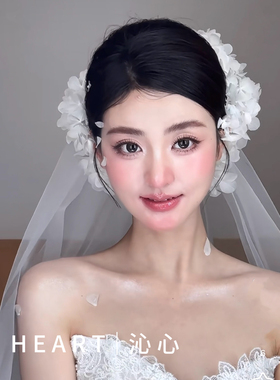TM｜模特同款白色绣球永生花