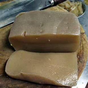 代购广西全州县特产魔芋豆腐鲜魔芋现做现发手工低脂老魔芋真空装