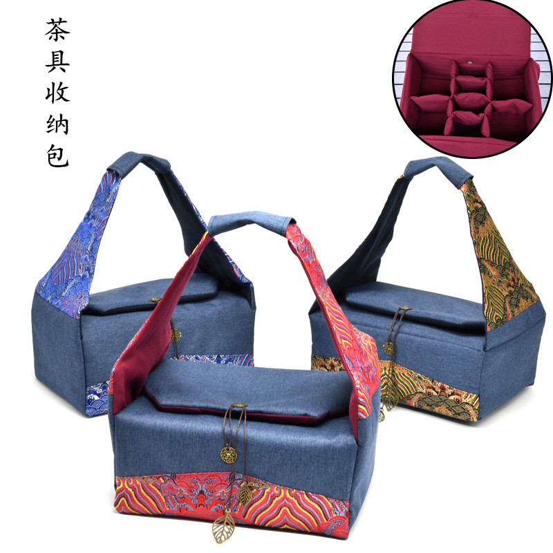 便携茶具套装收纳包宫廷风中国风