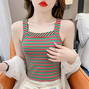 无袖 清仓捡漏 2026高档吊带背心女夏季 打底新款 百搭上衣 吊带修身