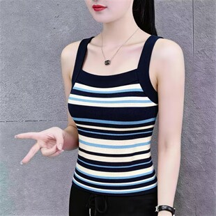 无袖 清仓捡漏 2026高档吊带背心女夏季 打底新款 百搭上衣 吊带修身