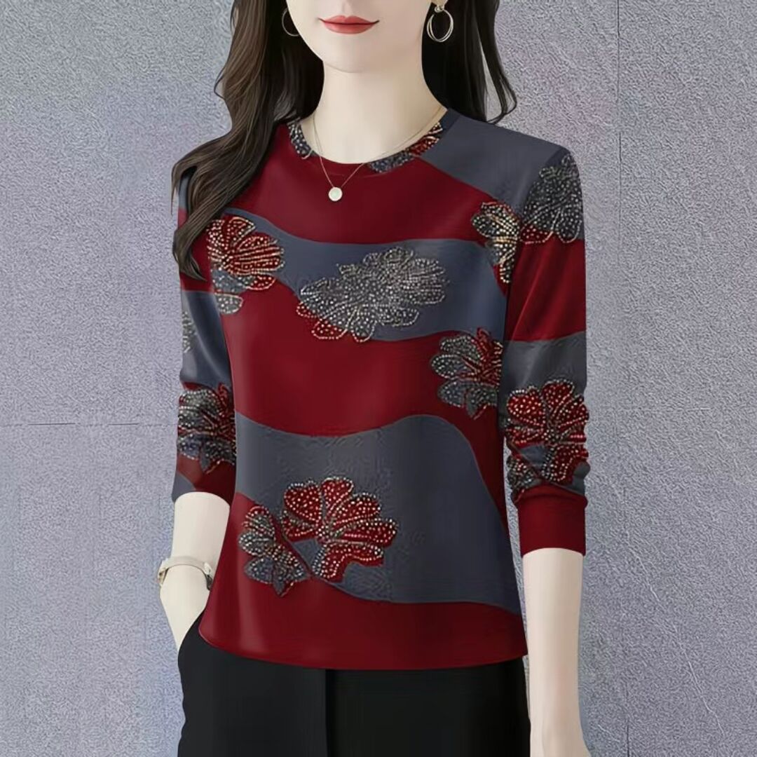 打底衫新款时尚简约秋冬薄圆领