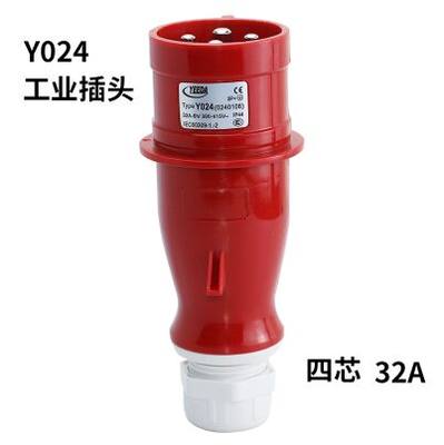 电气公 YA32332母插头D Y工业空连接器航怡达22座EE0特惠Y防水A