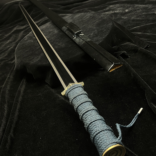 龙泉复原汉剑刀剑自炼钢夹钢传统手工锻打冷兵器未开刃（可拆卸）