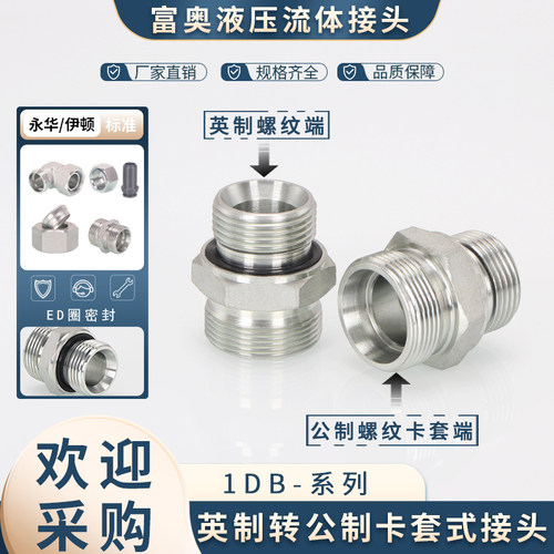 浙江外螺纹链接高压液压过渡接头