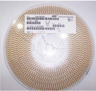 钽电容 220UF 4V B型 体积3528  AVX黄色  220UF/4V