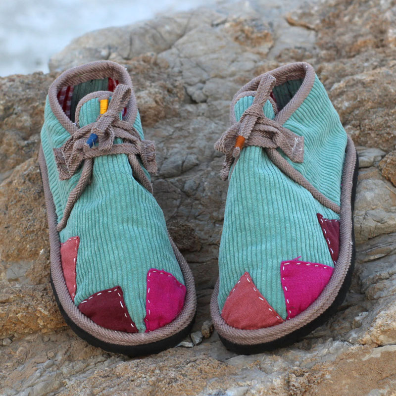 小彩旗布鞋冬季加绒加厚布鞋女款新款女鞋保暖舒适女士超轻布鞋