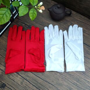 红白手套祭祀起坟出殡墓穴司仪死人氨纶高弹白事丧事迁坟殡葬用品