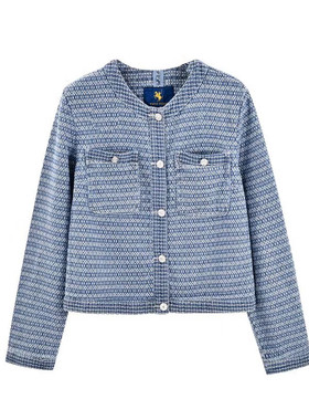 保罗彼得 专柜同款 女士舒适休闲日常百搭小香风外套NHDA72910