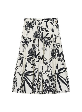 保罗彼得 专柜同款 女士新款时尚潮流通勤日常印花长裙YNEB62630