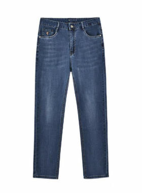 保罗彼得 专柜同款男士时尚舒适休闲直筒长裤牛仔裤 KZDA19640