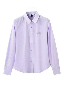 保罗彼得 专柜同款 女士休闲百搭条纹简约日常纯棉衬衫CWDA58901