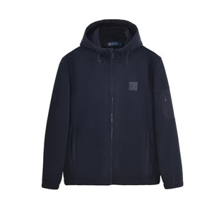 保罗彼得 PAULO PEDRO专柜同款 男士舒适休闲百搭日常加绒连帽夹