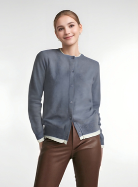 保罗彼得 专柜同款女士休闲通勤舒适长袖针织衫 JADC34921