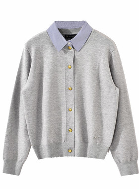 保罗彼得专柜同款 女子舒适百搭日常休闲通勤长袖针织衫MFDC34760