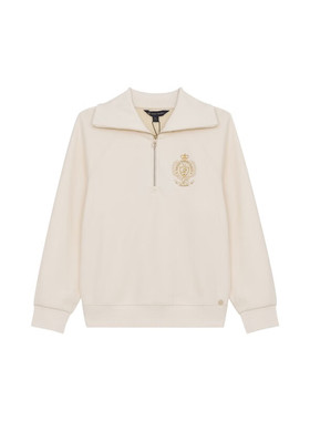 保罗彼得 专柜同款 女士舒适休闲百搭日常半拉链卫衣 BWDD48770