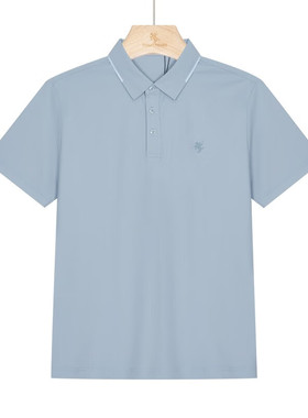 保罗彼得 专柜同款男士商务休闲通勤运动百搭短袖polo衫DTEB65531