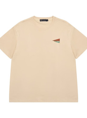 保罗彼得 专柜同款 春季新款男士舒适百搭日常短袖T恤NAEB65780