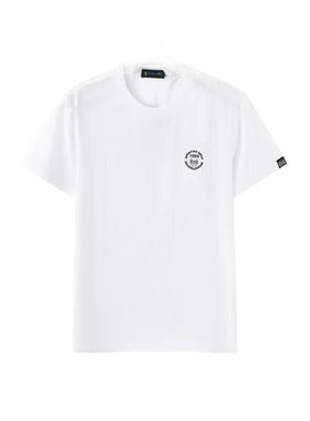 专柜同款 夏装新款男士休闲圆领上衣宽松短袖T恤 DTDB42060