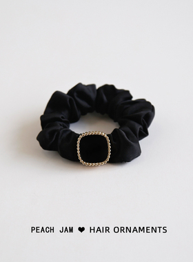 气质在线~法式大肠圈发绳女网红缎面发圈扎头绳皮筋简约发饰头饰