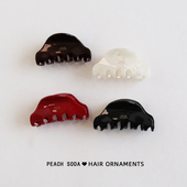 醋酸中号抓夹适合发量少法式 高级感女后脑勺盘发鲨鱼夹发夹头饰