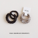 小肠圈扎头发皮筋高弹力缎面头绳网红2025新款 发绳高级感头花发饰