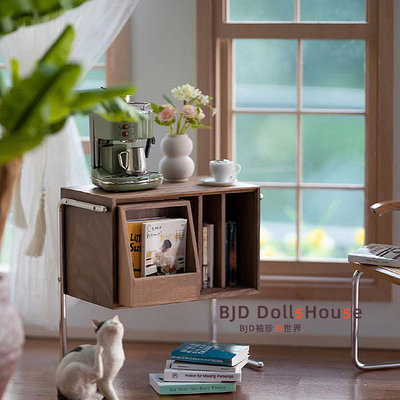 bjd6分实木悬浮柜杂志柜blythe