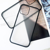 适用苹果iPhone12手机壳Xs套Xr微磨砂11边软ProMax潮流7Plus新款 12pro