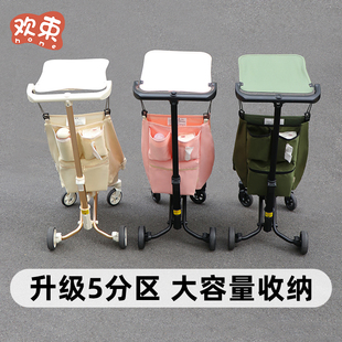 丸丫t2配件小虎子t18收纳袋置物袋推车口袋车挂包神器婴儿车挂钩