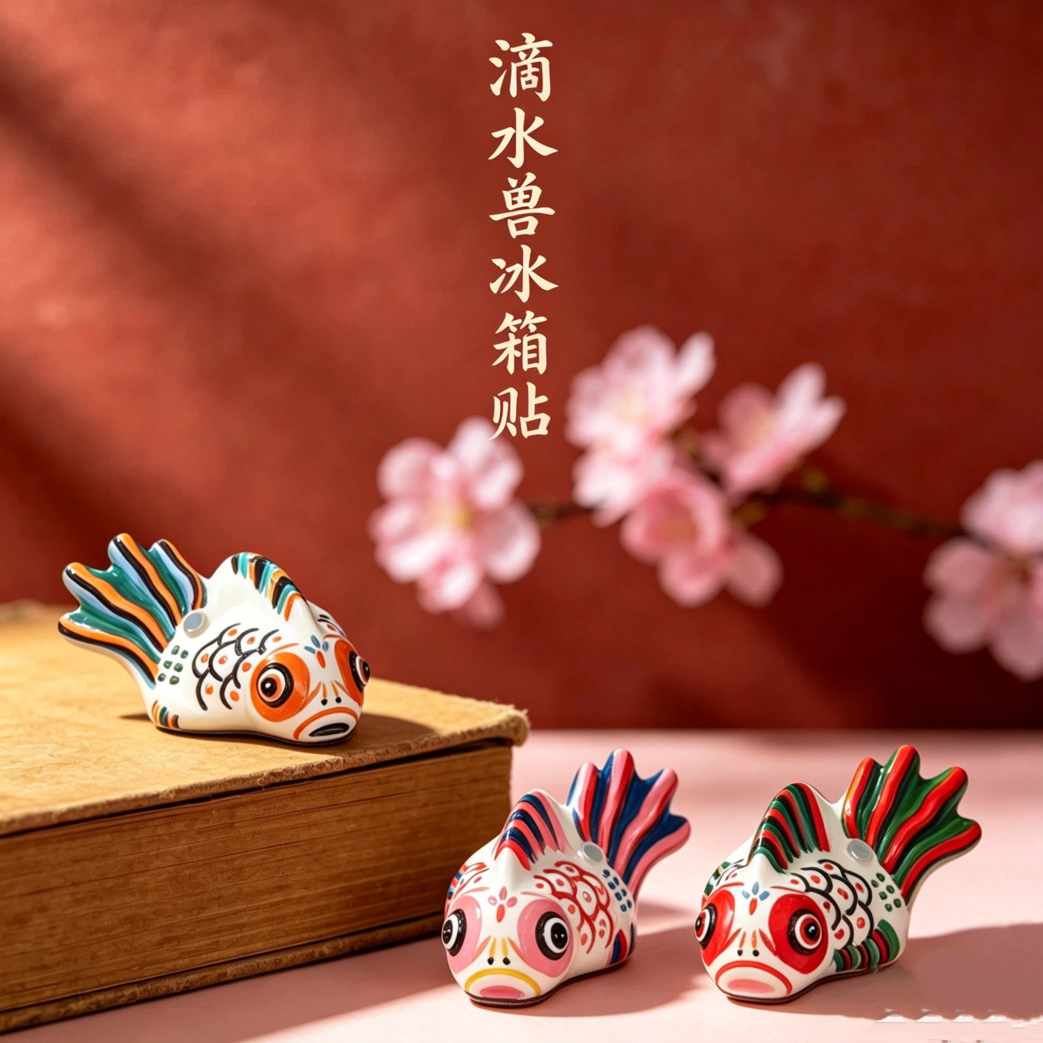闽南滴水兽泉州文创冰箱贴伴手礼特产纪念品礼物中国风锦鲤祈福