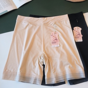 24年彩田新款 安全裤 莫代尔棉二和一中腰蕾丝边提臀抗菌底裆打底裤