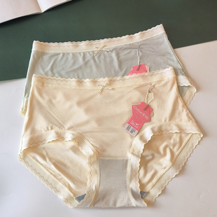 女15148 彩田简约甜美莫代尔马卡龙色超柔软舒适青年少女学生内裤