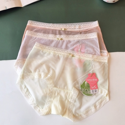 彩田32581超薄透明镂空性感内裤