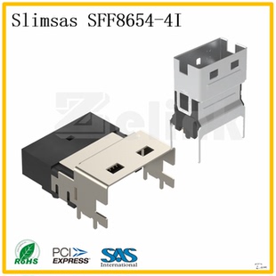 Slimsas SFF8654 4I连接器
