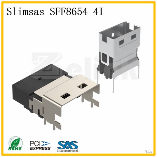 Slimsas SFF8654 4I连接器