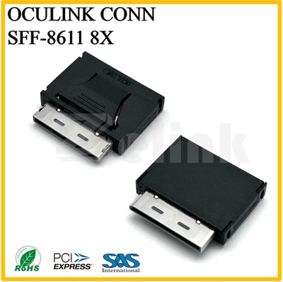 SFF8611连接器 80Pin Oculink8i连接器 服务器连接器线束AI