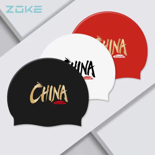 zoke洲克硅胶泳帽训练比赛男女