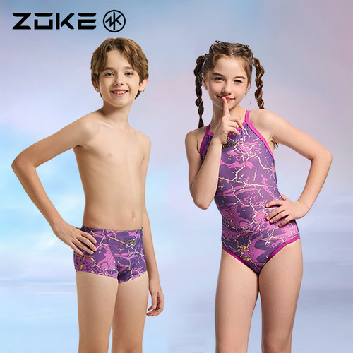 洲克zoke新款专业健身抗氯泳裤
