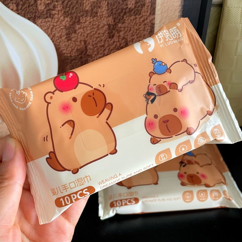 10包学生儿童手口湿巾10抽*10包儿童一次性手口清洁湿纸巾便携装,洗护清洁剂/卫生巾/纸/香薰,常规湿巾,淘宝优惠券,粉丝福利购,淘宝优惠卷