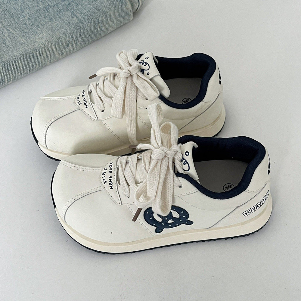 夜晚晚 复古小白鞋女2026春季百搭学生板鞋运动休闲鞋轻便阿甘鞋,女鞋,棉鞋,淘宝优惠券,粉丝福利购,淘宝优惠卷