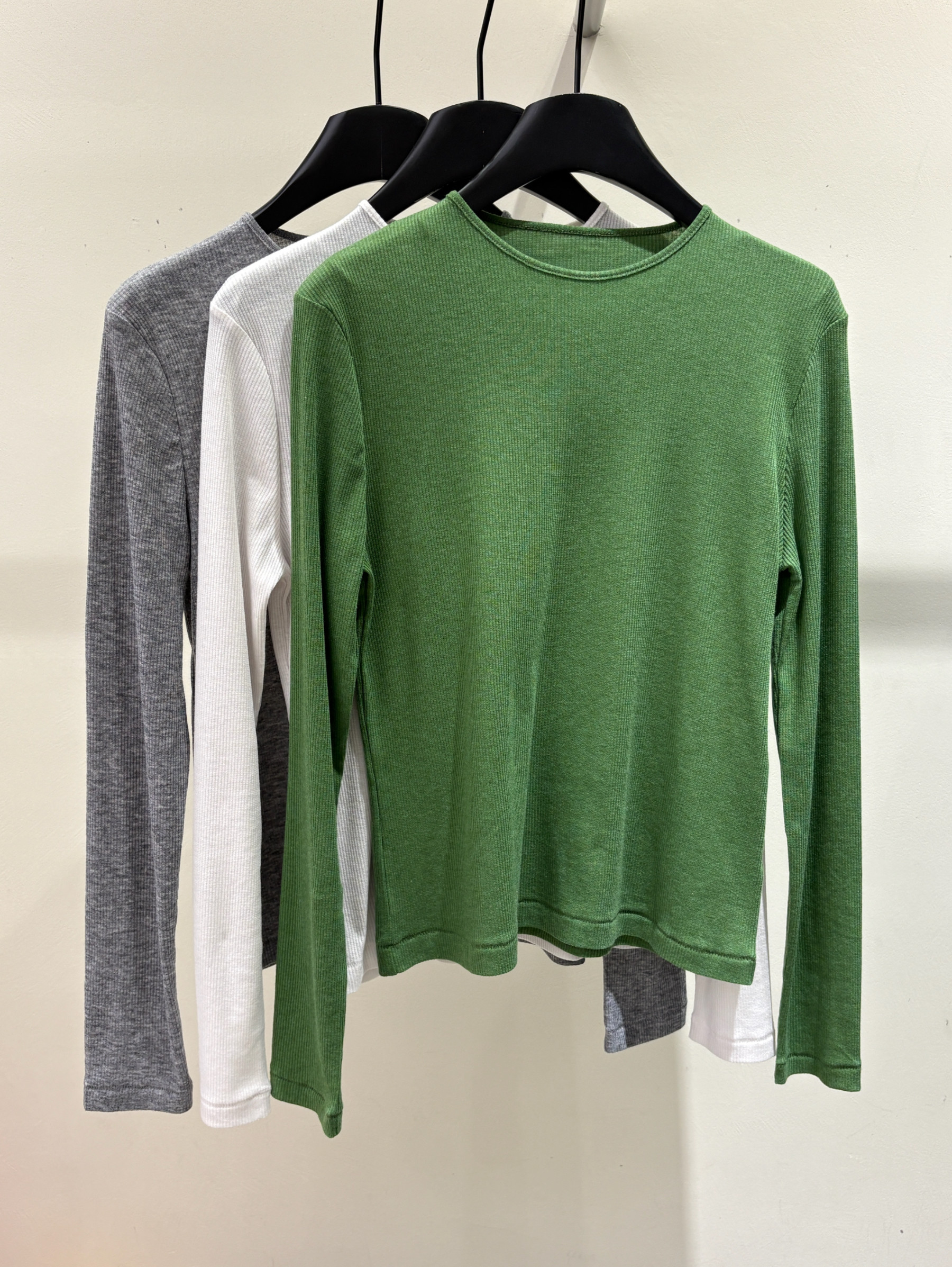 韩货jin口面料～天丝羊毛细圆领长袖修身显瘦打底T恤26年春夏新款,女装/女士精品,毛针织衫,淘宝优惠券,粉丝福利购,淘宝优惠卷